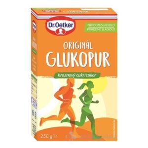 GLUKOPUR ORIGINÁL (hroznový cukor) - Dr.Oetker prášok prírodné sladidlo 250 g