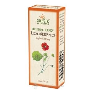 GREŠÍK BYLINNÉ KVAPKY KAPUCÍNKA 50 ml