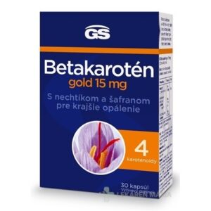 GS Betakarotén gold 15 mg cps s nechtíkom a šafranom 1x30 ks