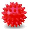 GYMY MASÁŽNA LOPTIČKA - ježko 5 cm červená priemer 5 cm
