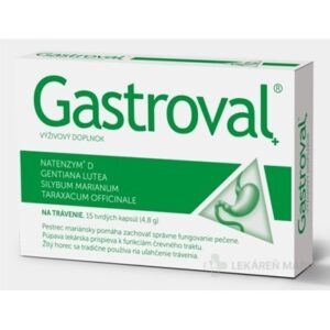 Gastroval + kapsule 15 ks