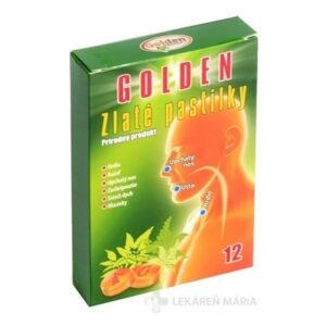 Golden Zlaté pastilky 12 ks