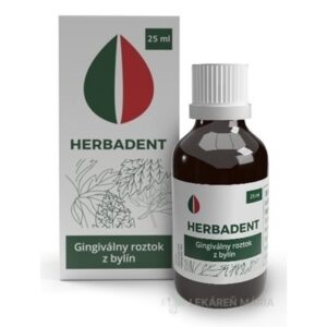 HERBADENT roztok na ďasná z bylín 25 ml