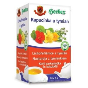 HERBEX Kapucínka a tymian záparové vrecúška 20x2 g (40 g)