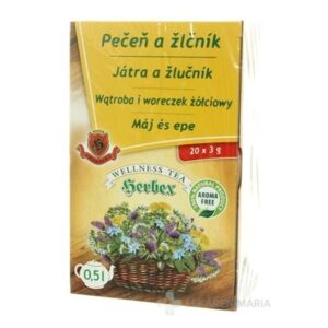 HERBEX PEČEŇ A ŽLČNÍK čaj 20x3 g (60 g)