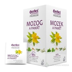 HERBEX Premium MOZOG A PAMÄŤ bylinná zmes čaj 20x1