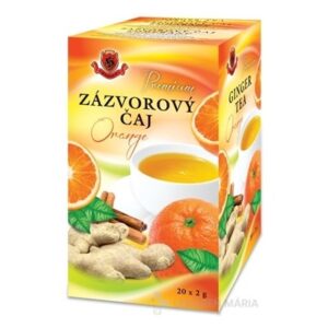 HERBEX Premium ZÁZVOROVÝ ČAJ Orange čaj 20x2 g (40 g)