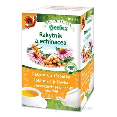 HERBEX Rakytník a echinacea bylinná zmes (wellness tea) 20x3 g (60 g)