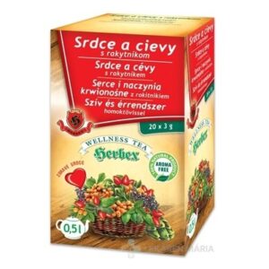 HERBEX Srdce a cievy s rakytníkom bylinný čaj 20 ks