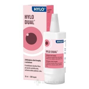 HYLO DUAL zvlhčujúce očné kvapky 10 ml