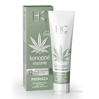 Health culture Konopné mazanie PSORIÁZA masť 75 ml