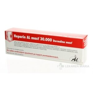 Heparin AL masť 30 000 100 g