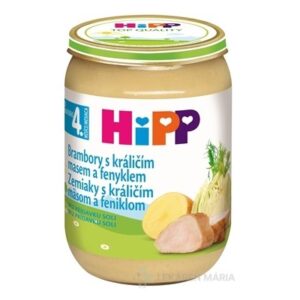 HiPP Príkrm Zemiaky s králičím mäsom a feniklom (od ukonč. 4./6. mesiaca) 190 g