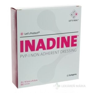 INADINE Povidone Iodine neadhezívne krytie (9