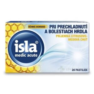 ISLA Medic Acute príchuť citrus med 20 pastiliek
