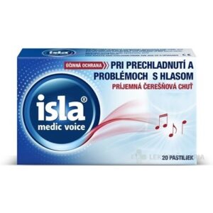 ISLA Medic Voice čerešňová príchuť 20 pastiliek