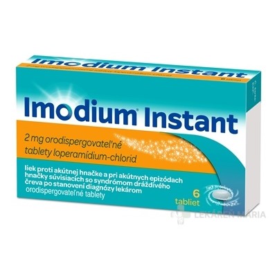Imodium Instant tablety oro 2 mg 6 ks
