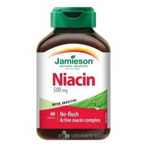 JAMIESON NIACÍN 500 mg S INOZITOLOM tablety 60 ks