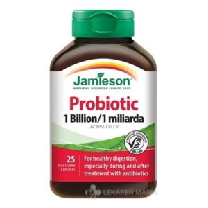 JAMIESON PROBIOTIC 1 MILIARDA cps zmes bakteriálnych kultúr - 5 kmeňov 1x25 ks