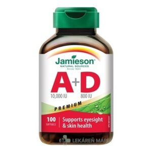 JAMIESON VITAMÍN A + D PREMIUM kapsule 100 ks