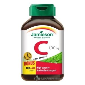 JAMIESON VITAMÍN C 1000 mg tablety s postupným uvoľňovaním 100+20 ks