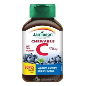 JAMIESON VITAMÍN C 500 mg čučoriedka