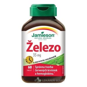 JAMIESON ŽELEZO 35 mg S POSTUPNÝM UVOĽŇOVANÍM