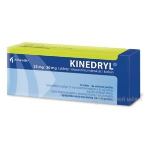 KINEDRYL tablety 25 mg/30 mg 10 ks