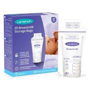 LANSINOH Sáčky na skladovanie materského mlieka 25 ks