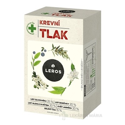 LEROS KRVNÝ TLAK bylinná čajová zmes 20x1