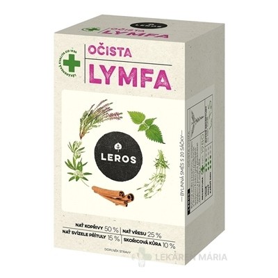 LEROS OČISTA LYMFA bylinná čajová zmes 20x1
