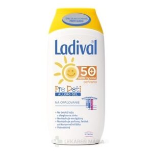Ladival PRE DETI ALLERG SPF 50+ gél na opaľovanie 200 ml
