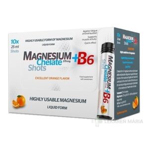 MAGNESIUM Chelate + B6 orange SALUTEM ampulky na pitie s pomarančovou príchuťou 10x25 ml (250 ml)
