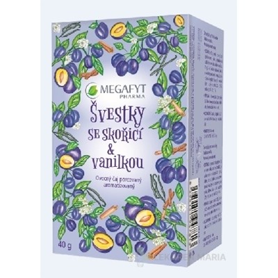 MEGAFYT SLIVKY so škoricou & vanilkou 20x2 g (40 g)