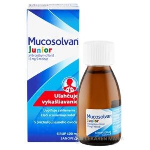 MUCOSOLVAN Junior sirup15 mg/5 ml 100 ml