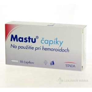 Mastu čapíky pri hemoroidoch 10 ks