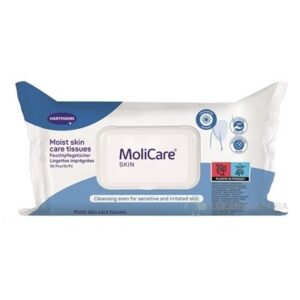 MoliCare SKIN Vlhké ošetrovacie utierky (modrá rada) 50 ks