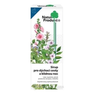 NATURPRODUKT Sirup pre dýchacie cesty pokojnú noc 200 ml