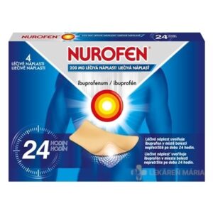 NUROFEN 200 mg liečivá náplasť 4 ks