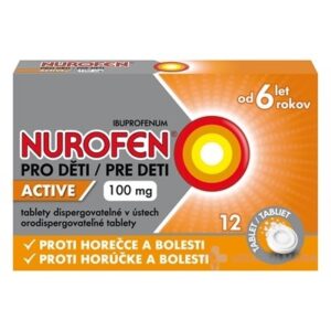 NUROFEN pre deti Active tablety oro 100 mg 12 ks