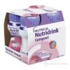 NUTRIDRINK Compact s jahodovou príchuťou 4x125 ml
