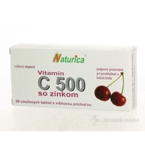 Naturica VITAMÍN C 500 mg so zinkom tablety 30 ks