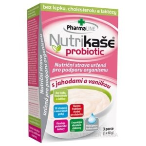 Nutrikaša probiotic - s jahodami a vanilkou 3x60 g (180 g)