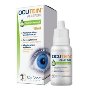 OCUTEIN ALLERGO očné kvapky pri očných alergiách 15 ml