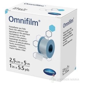 OMNIFILM hypoalergénna náplasť fixačná z transparentnej fólie (25cmx5m)