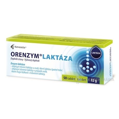 ORENZYM LAKTÁZA tablety 50 ks