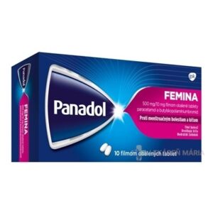 PANADOL FEMINA tablety 500 mg/10 mg 10 ks