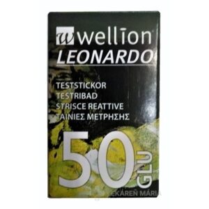 PRUZKY TESTOVACIE WELLION LEONARDO GLU 50 ks