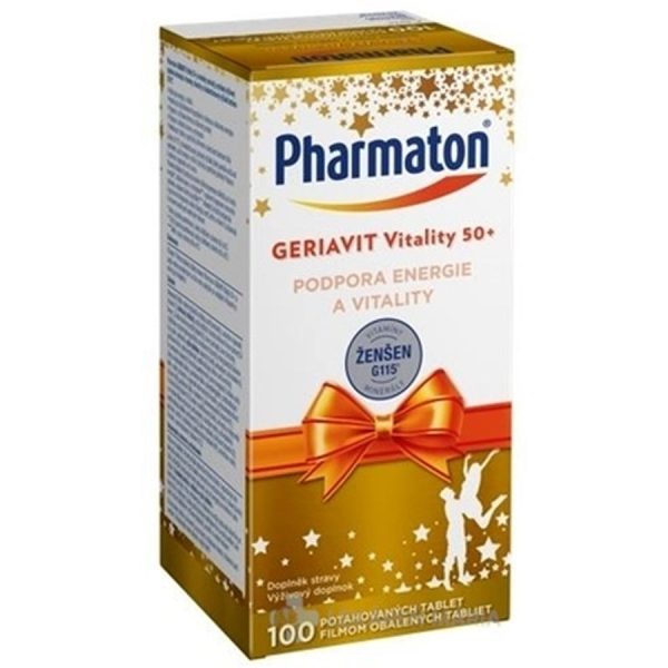 Pharmaton GERIAVIT Vitality 50+ VIANOCNE BALENIE