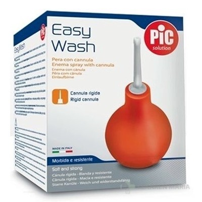 PiC Solution Easy Wash BALÓNIK klystírový veľ.č.4 (objem 143 ml ) s kanylou 1x1 ks